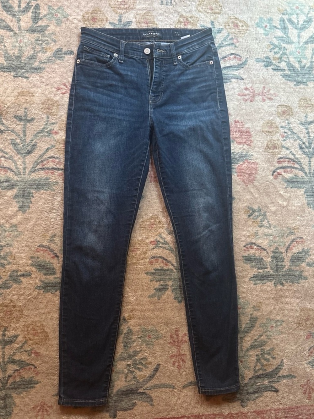 Lucky Brand Women's Dark Blue Skinny Jeans